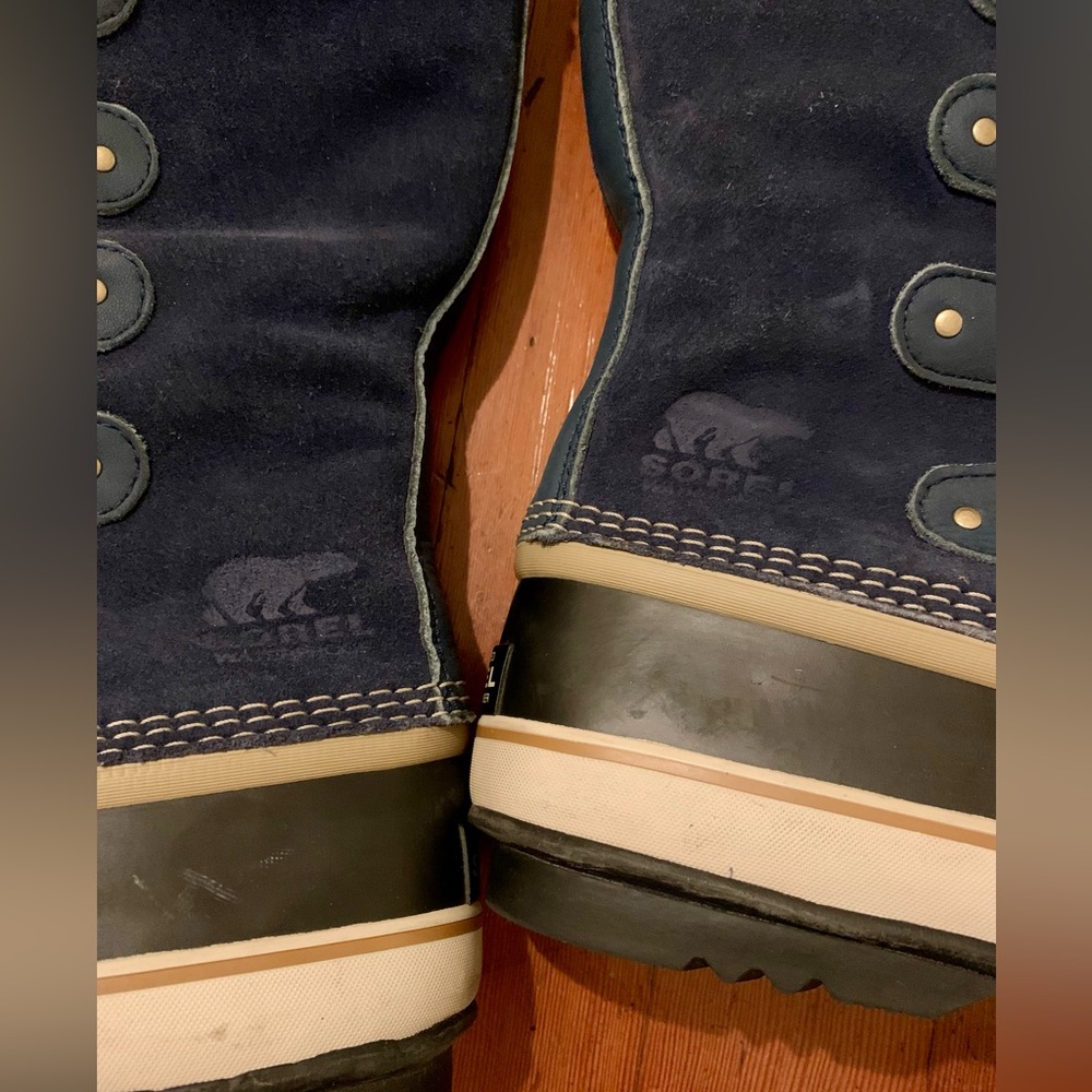 Sorel Navy and Black Snow Boots Size 11 - Picture 4 of 5
